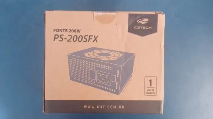 FONTE 200W PS-200SFX C3TECH NOVO LACRADO FRETE GRÁTIS PARA MACEIÓ