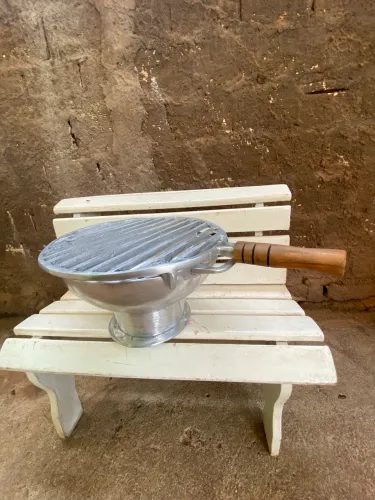 Fogareiro com Grelha de Alumínio