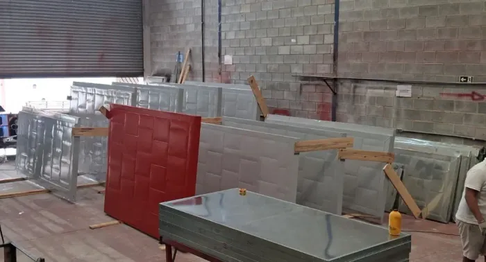 Portas de Segurança corta fogo P240 industrial