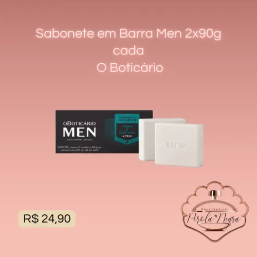 Sabonete em Barra Men 2x90g cada - O Boticário