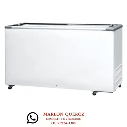 Congelador Freezer Tampa de Vidro 503L Fricon