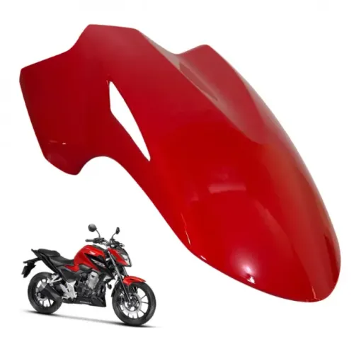 PLASMOTO - PARALAMA DIANTEIRO - CB TWISTER 300F 2023/25 - VERMELHO VICTORY 