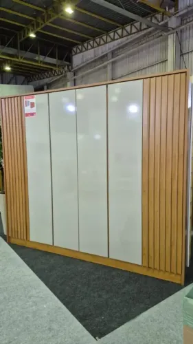 Guarda Roupa Barcelona 2,75m Cinamono/Off White - Pronta Entrega!