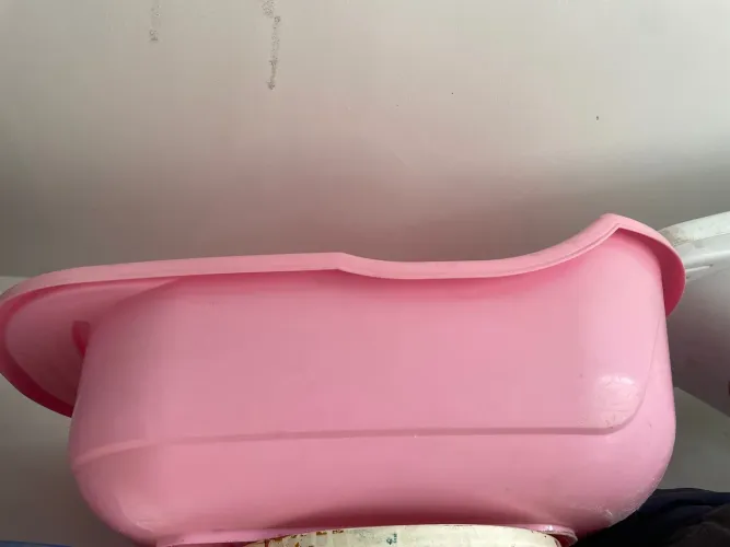 Banheira Infantil Rosa e branca