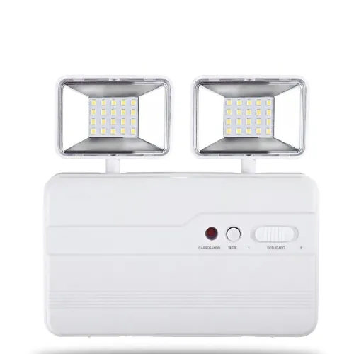 Luminária de Emergência LED com 2 Faróis