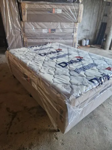 Camas Box Casal- PILLOW EMBUTIDO
