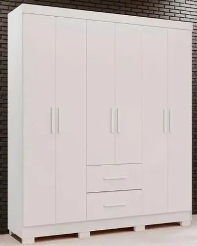 Guarda roupa casal 6 portas - entregamos - novo de fábrica 
