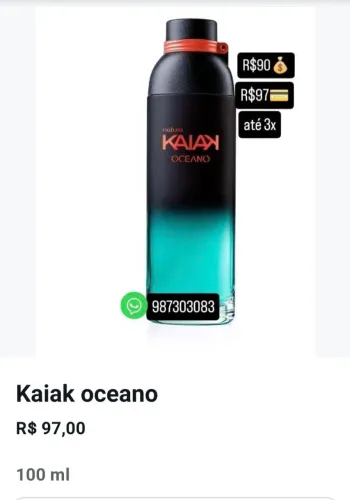 Perfume Kaiak Feminino Natura 100ml