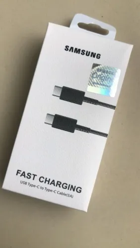 Cabo Samsung Tipo C Duplo Usb-C Turbo Original - Garantia