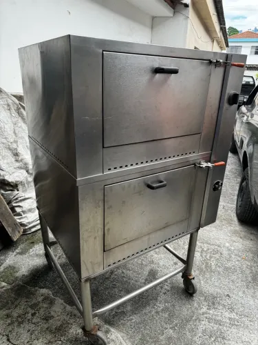 Forno Industrial Duplo em Aço Inox Cozil