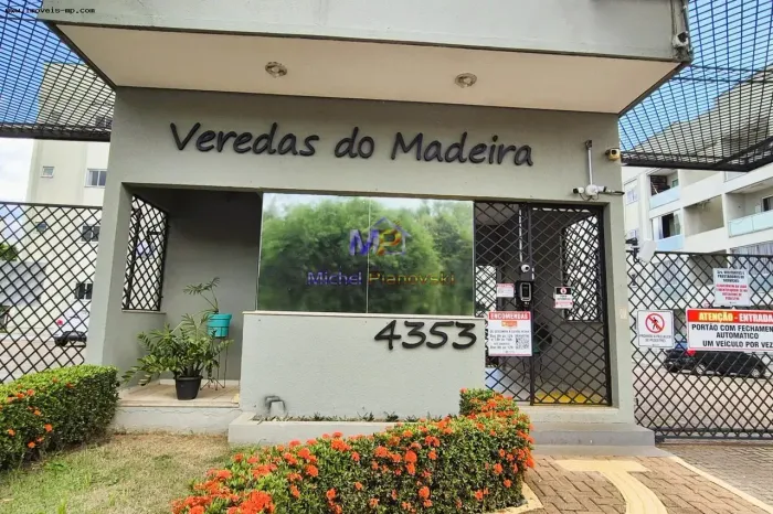 Apartamento para locação, 3 quartos com suíte e 2 vagas no Veredas do Madeira - Porto Velh