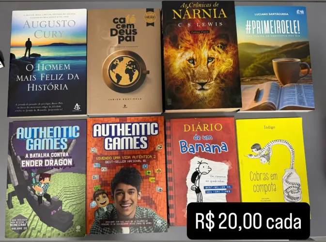 Livros diversos qq um 15,00