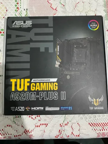 Placa-Mãe ASUS TUF A520M-PLUS II AM4 DDR4