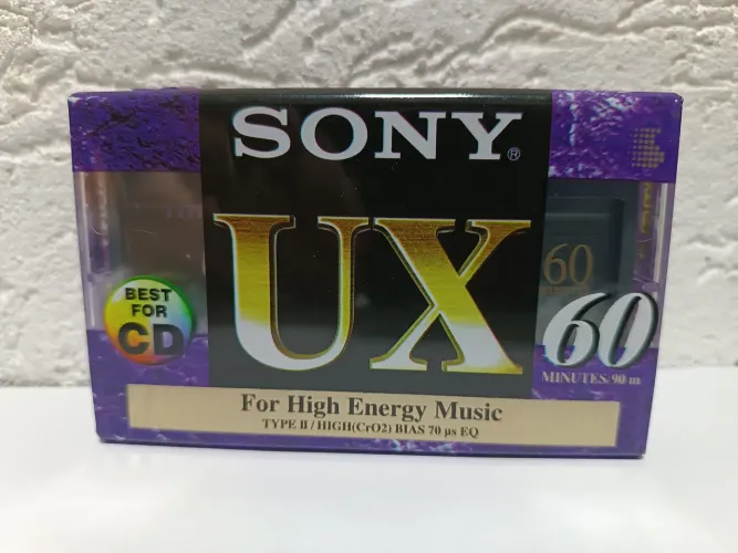 Fita K7 Sony ux60 novo lacrado