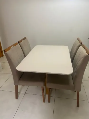 Mesa jantar 4 cadeiras