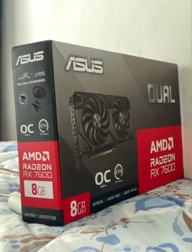 Placa de vídeo Rx 7600 AMD RADEON