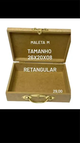 Maletas em mdf