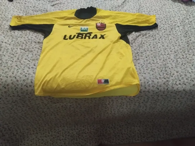 Camisa do flamengo usada pelo ex goleiro julio cesar