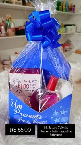 Presente masculino Humor+ beijo e sabonete 