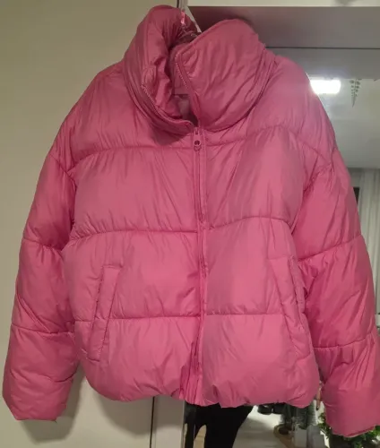 Jaqueta puffer Rosa