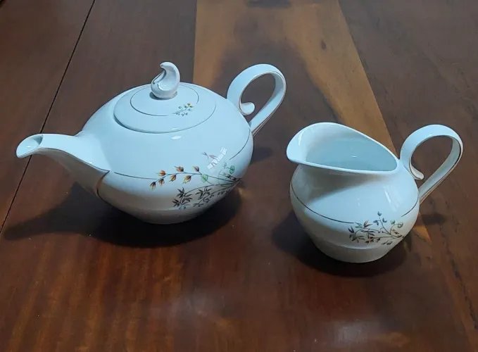 Conjunto Bule E Cremeira Schmidt Santa Catarina Anos 60 Perfeito