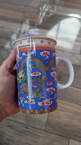 1 Caneca de chá porcelana chinesa 