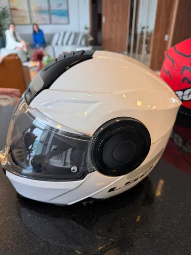 Capacete LS2 Scope FF902 Branco Modular - Tam. 60