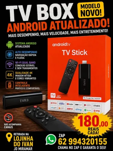 Tv stick atualizado