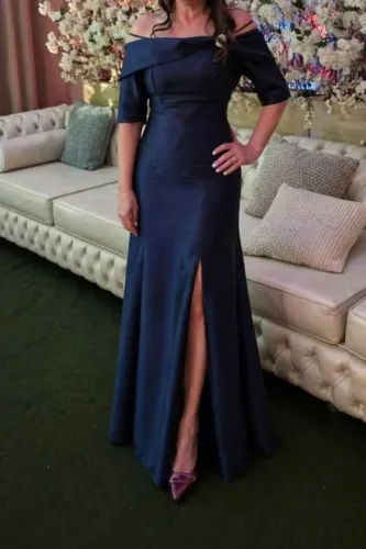 Vestido de Festa Azul em Zibelime