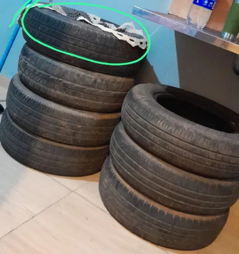 Pneus usados 14 e 15 