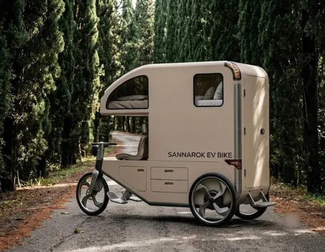BYKE CAMPER ELETRICA COM PAINEL SOLAR