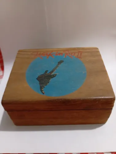 Caixa Porta-Treco Original Rock In Rio 2 (1991) - Item De Colecionador