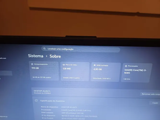 Vendo notebook da asus vivobook