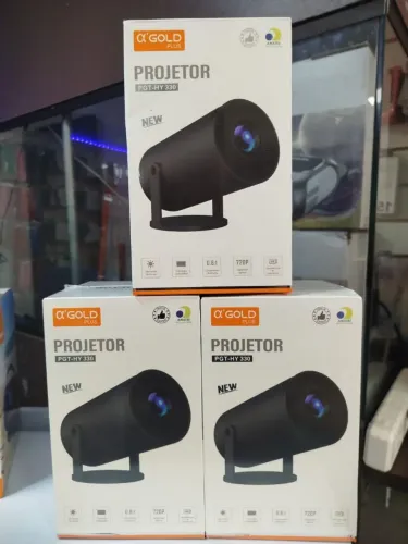 Projetor HY-330 Preto homologado pela ANATEL