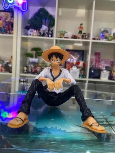 Estátua de PVC do Luffy Sentado 
