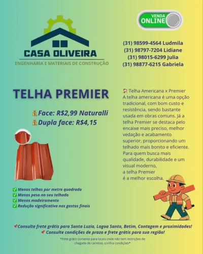 TELHA PREMIER