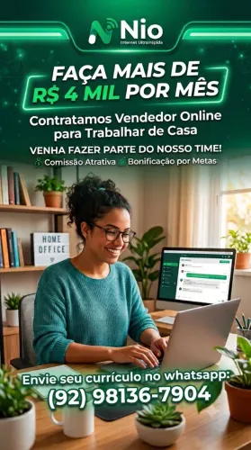 VENDEDOR INTERNO OPORTUNIDADE EMPREGO