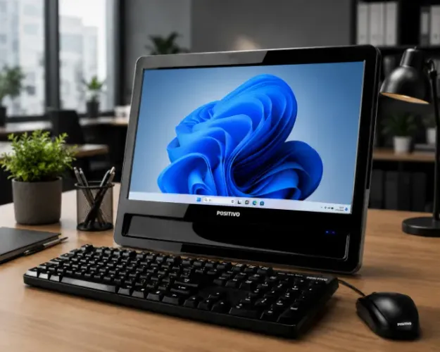 Computador All in One Intel Core i5 8 GB RAM SSD 120 GB Windows 11 Positivo Master