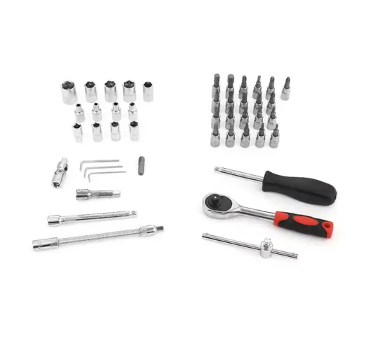 Kit de ferramentas 46 peças completo com maleta Ideal pra pequenos reparos do dia a dia