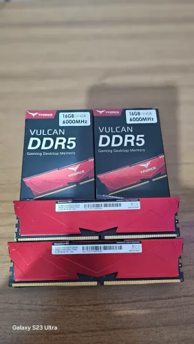 Memoria Ram 32gb(2x16)Team Group T-Force Vulcan DDR5 Cl 38 6000mhz 