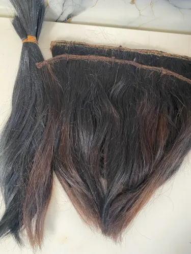 Mega Hair humano preto