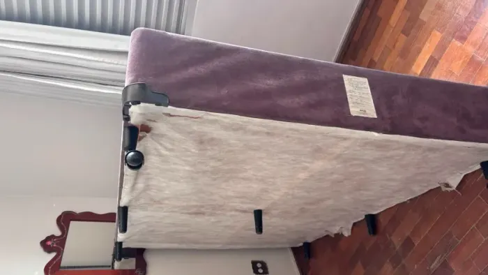 Cama casal (usada) - Box + colchão