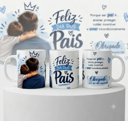 Dia dos pais - Canecas personalizadas Carter Artes