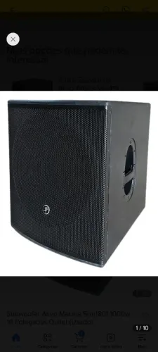 Subwoofer Ativo Mackie Srm1801 1000w 18 Polegadas