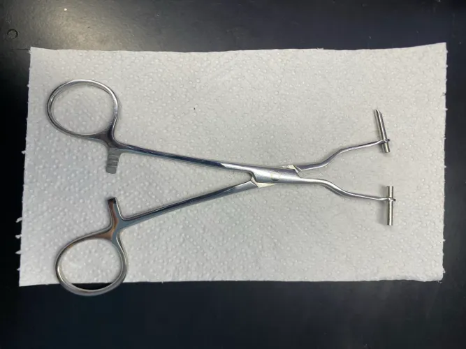 Pinça Auxiliar Septo Reta Grande Body Piercing Piercer