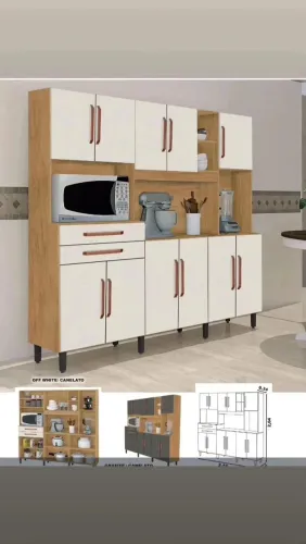 Cozinha San Remo Cor canelato off White