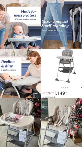 Cadeira de alimentação GRACO