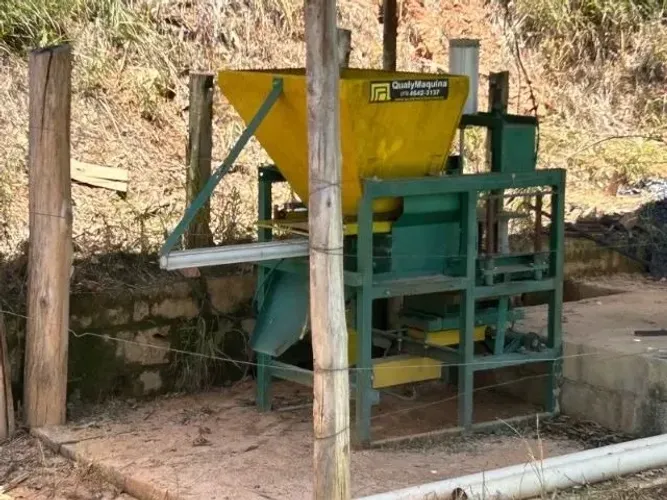 Máquina de produzir bloquete + Compressor