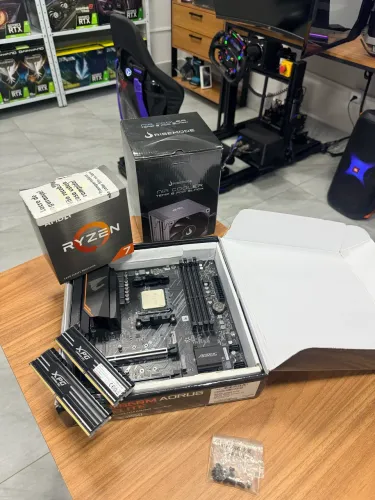 KIT RYZEN 7 5700X + B550 AORUS + 16GB 3600mhz + AIR COOLER