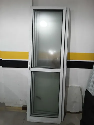 Porta de vidro e aluminio para varanda